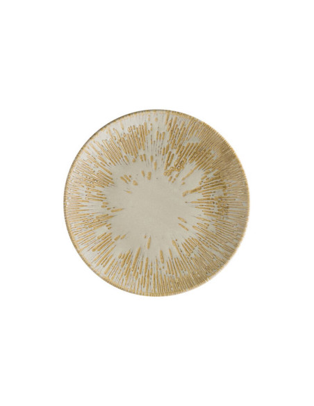 Snell sand tallrik gourmet flat – Sand