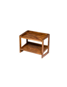 Buffeébord 2 våning Mangowood 32x58x44 cm