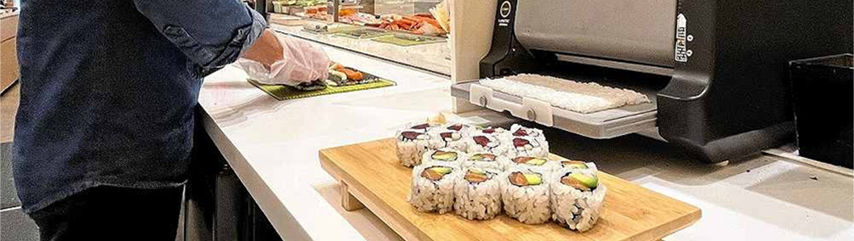 Sushi-robotar för restaurang och storkök